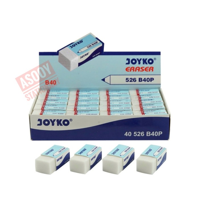 

donna- Eraser/stip/penghapus Joyko 526-B40P (1 box 40 pcs) terbaru