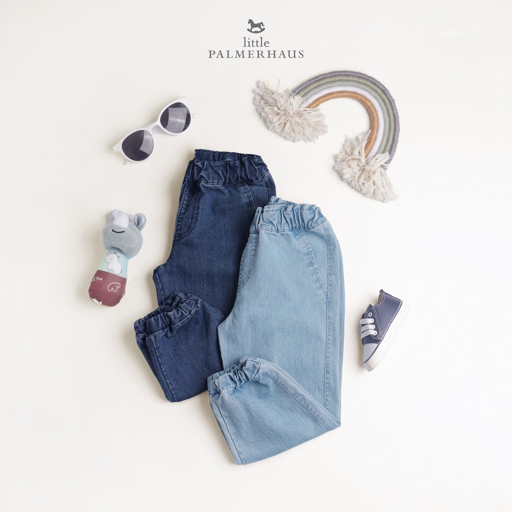 Little Palmerhaus - Kids Denim Jogger Pants 4.0 (Celana Jogger Anak Jeans Panjang Bayi