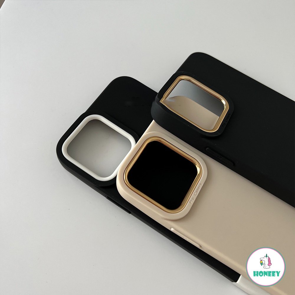 IPHONE Luxury Matte Glossy Metal Phone Case Kompatibel Untuk Iphone14 13 12 11 Pro Max Bagian Yang Dapat Dilepas Lembut TPU Ponsel Penutup Belakang