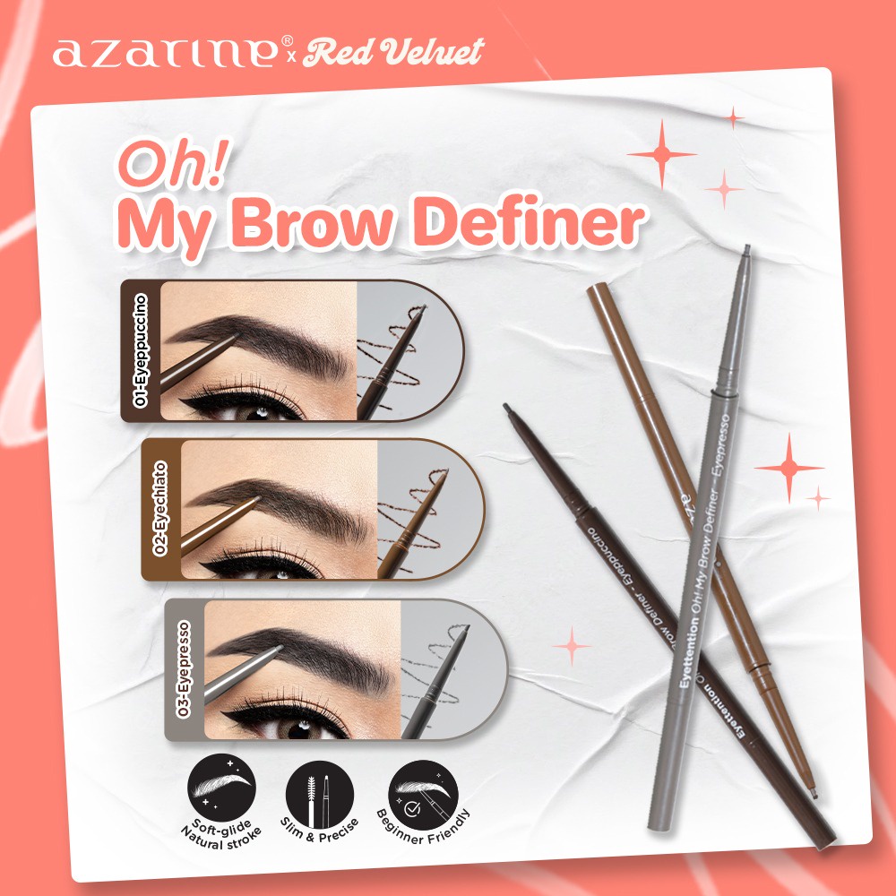 Azarine X Red Velvet Eyettention Oh! My Brow Definer