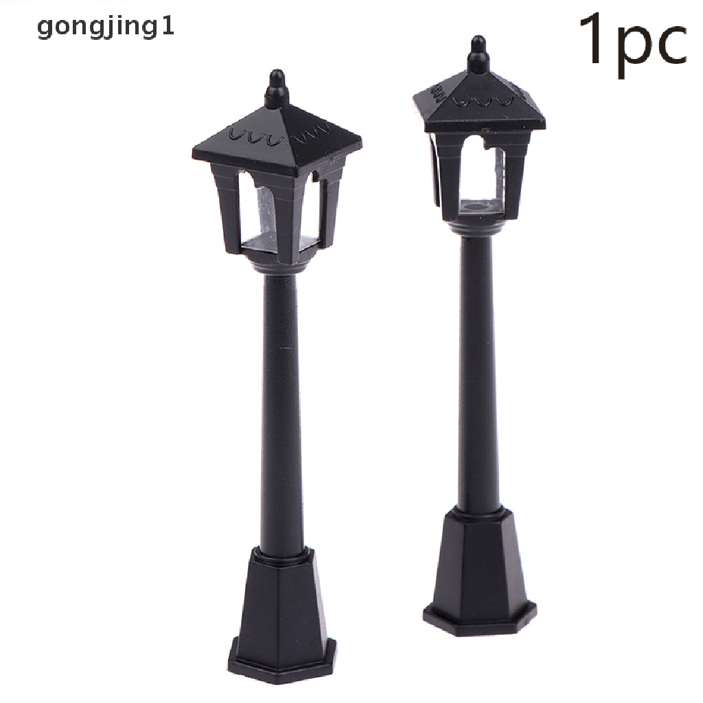 Ggg 1Pc Lampu Mini Lampu Jalan Model Mikroskop Untuk Dekorasi Rumah Boneka Miniatur ID