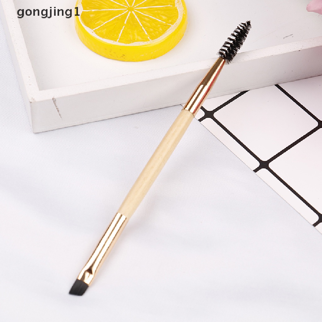 Ggg Pro Alat makeup Gagang double brush Alis+brush Sisir Alis ID