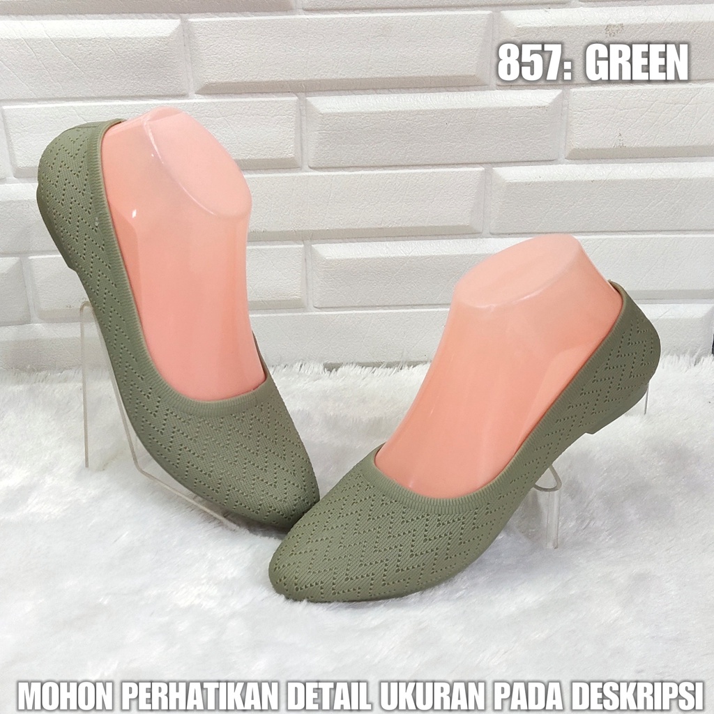 Sepatu Balet Wanita 857 Karet Import Berkualitas Anti Slip SPTFW