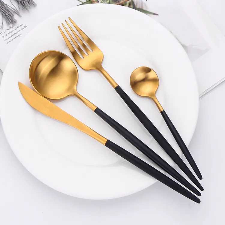 Tander Cutlery Set Perlengkapan Makan Sendok Garpu Pisau 24PCS - TD-4128