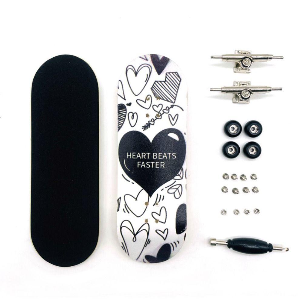 Mxbeauty Jari Skateboard Untuk Anak-Anak Mainan Anak Novelty Mini Skateboard Jari Skuter Simulasi Tabletop Mainan Fingerboard Mainan Edukasi Jari Papan Surfing