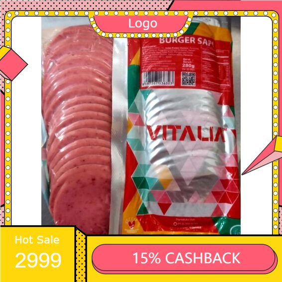 

Beef Burger Sapi Vitalia Isi 20