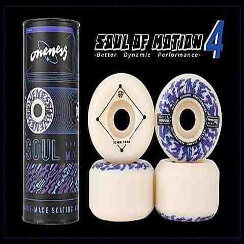 Soul Wheel oneness Profesional Skateboard Wheel Action Wide Wheel Kekerasan Tinggi Daya Tahan Tinggi Little Burning Man 104A Axis