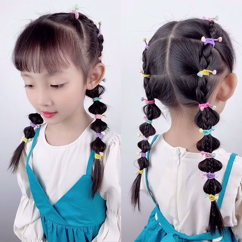 PGC (5pcs) Ikat Rambut Anak Motif Karakter / Kuncir Rambut Anak Impor Karakter Lucu