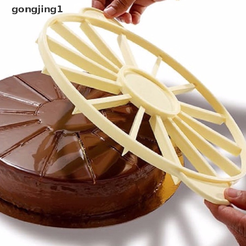 Ggg 10/12potongan Kue Porsi Yang Sama Pemotong Roti Bulat Cake Mousse Divider Slice ID