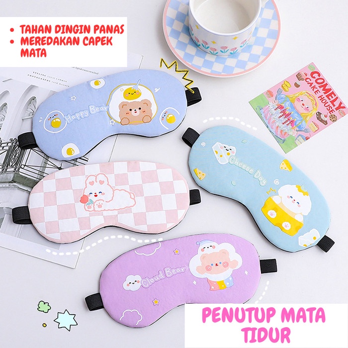 Penutup Mata Tidur Sleep Mask Kacamata Masker Tidur ST0030
