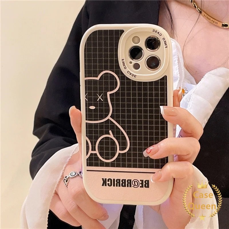 Fashion Trendy Brand For Case Infinix Hot 11s 10s 10T Infinix Note 8 Hot 9 10 11 Play Hot 10 Lite Smart 5 6 Violent Bear Couple Soft Tpu Back Cover