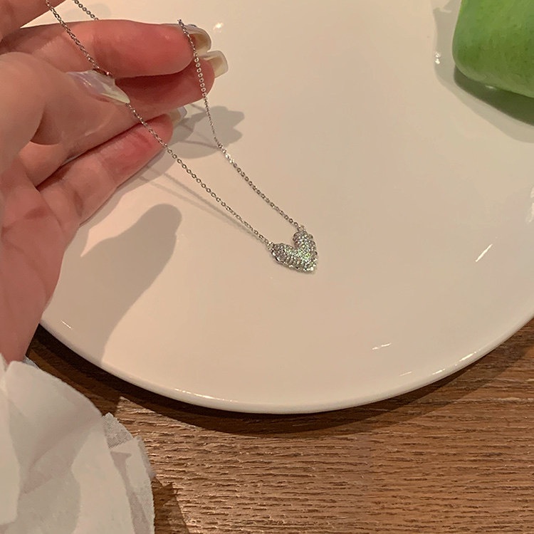 Kalung Rantai Klavikula Desain Pita Lucu Gaya Korea Untuk Wanita