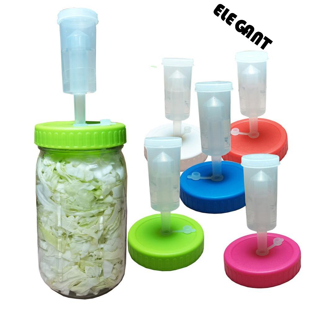 [Elegan] Tutup Fermentasi Lebar Multifungsi Dapur Plastik Tutup Airlock Satu Arah
