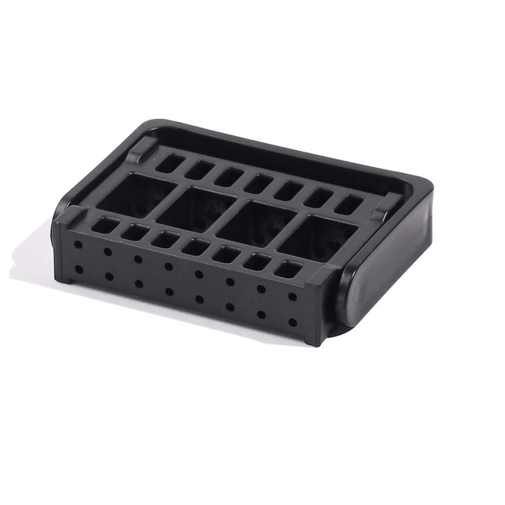 AUGUSTINA Tempat Penyimpanan Kepala Gerinda Agustinina 16lubang Nail Art Tips Wadah Penyimpanan Kotak Organizer Aksesoris Manicure Rak Display Kuku Nail Polishing Head Stand