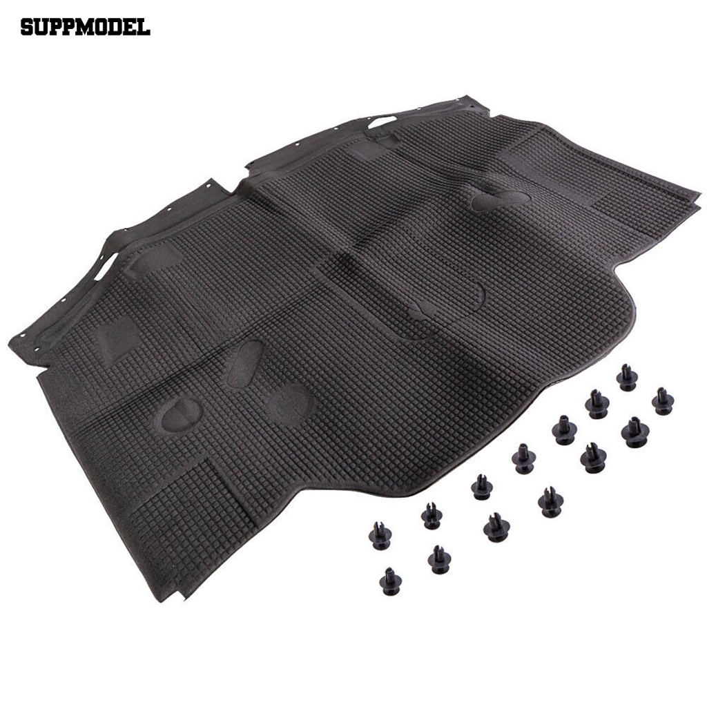 Suppmodel 1set Aksesoris Mobil Kap Insulation Pad Bantalan Insulasi Kap 1296802025 Tahan Panas Untuk Mercedes-Benz