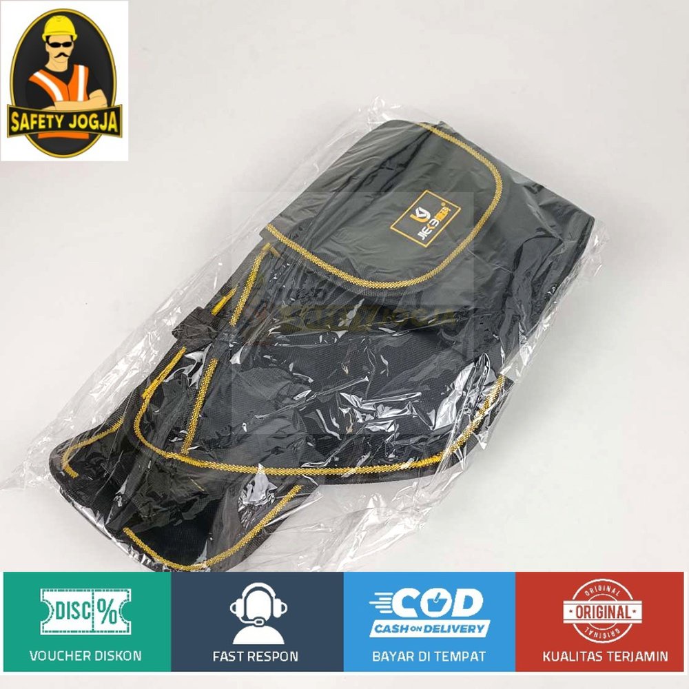 Tas Pinggang Perkakas Serbaguna JIEKE Waist Pocket Tool Bag Black