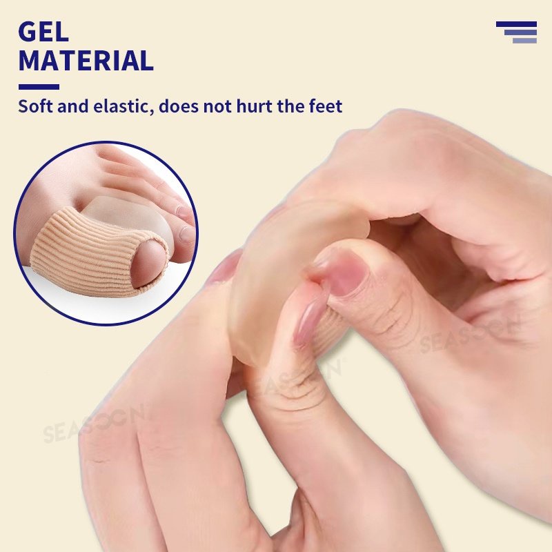 Penyangga Pelurus Jari Kaki Besar Pelindung Jempol Pelindung Jari Kaki Pemisah Jari Kaki Korektor Bunion Gel Silikon 1Pc