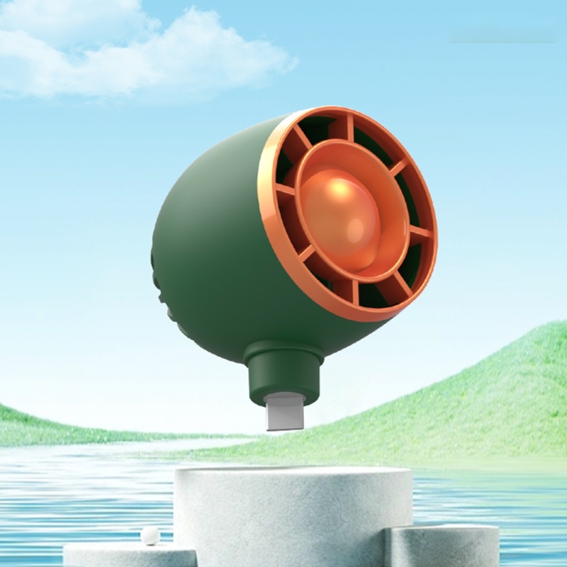 Vivi Kipas Angin Portable Mini Turbo-Fan Portable Type-C Fan Student Gadget Cooler Untuk Kantor