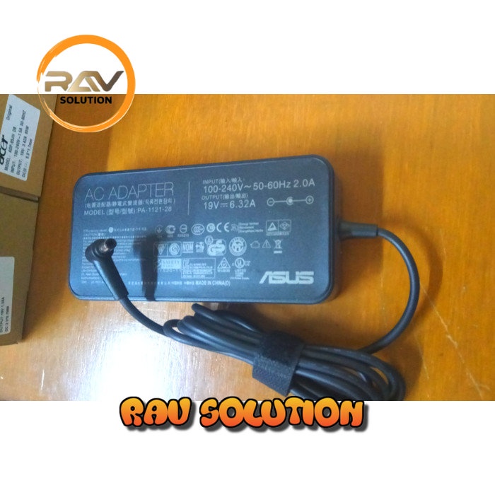 Adaptor Charger Laptop Asus ROG G55 G55VW G46VW G70 G75 G75V 19V~6.32A - RAV SOLUTION A