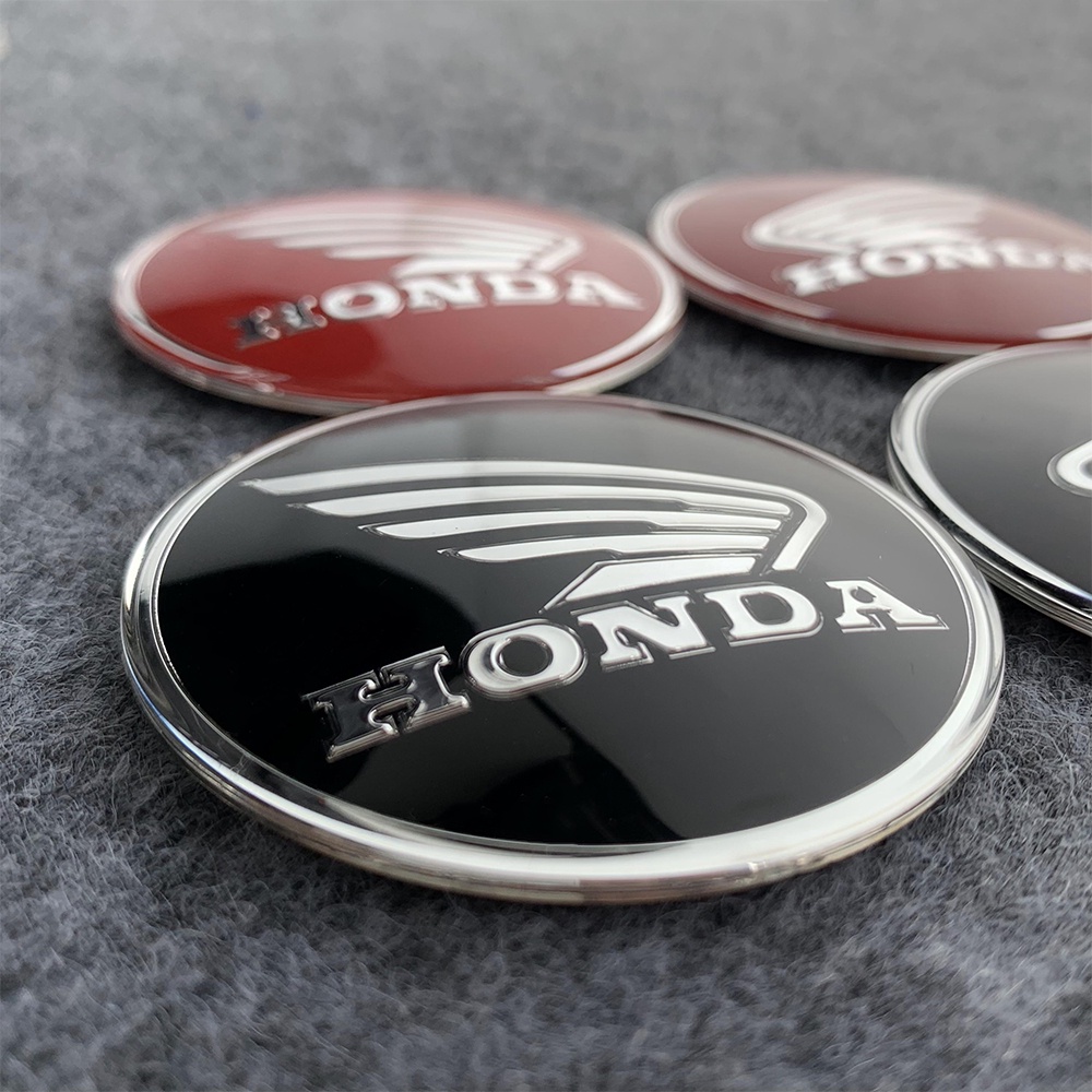 Stiker HONDA Kepala Motor Bentuk Bulat Cembung Dekorasi Penutup Tangki Bahan Bakar Akrilik Modifikasi Aksesoris Body Scratch Cover Decoration Untuk HONDA ADV PCX CBR FORZA