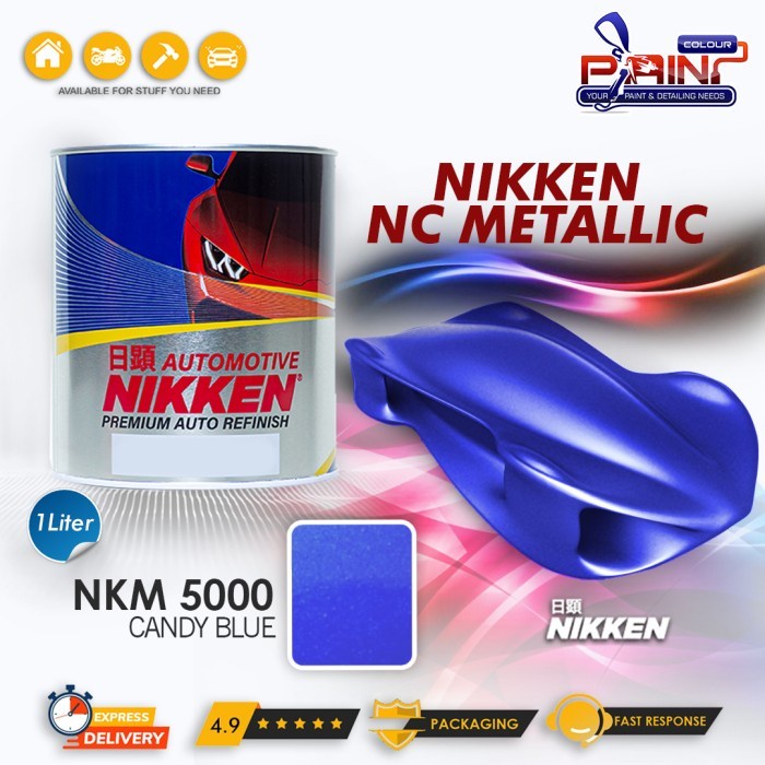 Cat Duco NIKKEN NC Metallic Colour CANDY BLUE 5000 Cat Mobil Motor NC