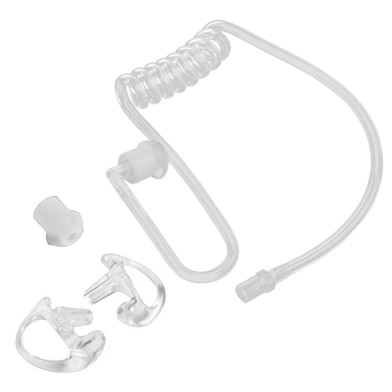 Vivi Spring Air Tube Walkie Talkie Earphone Coil Tabung Udara Akustik Earplug Pengganti Lubang Suara Radio Dua Arah