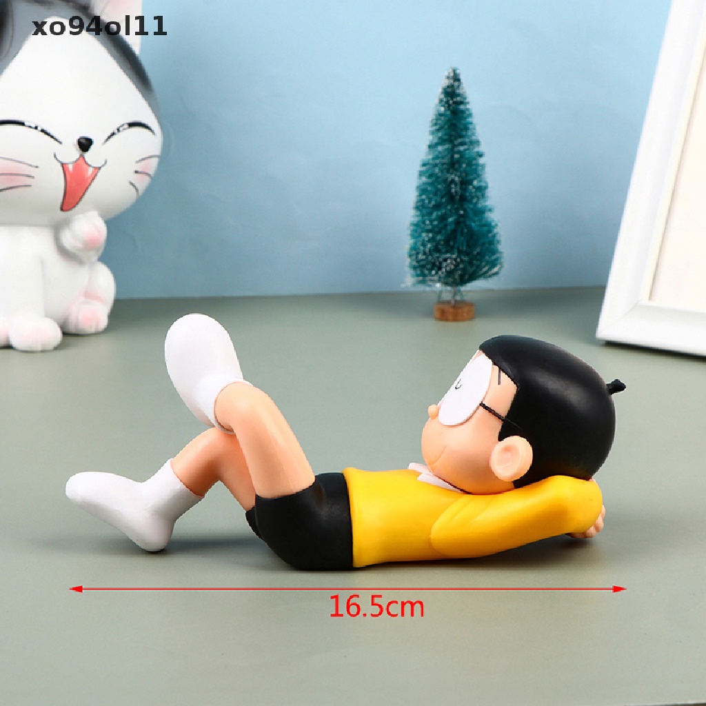 Xo 17 cm Doraemon Nobi Nobita Action Figure Anime Nobita PVC Model Mainan Dekorasi Kue OL