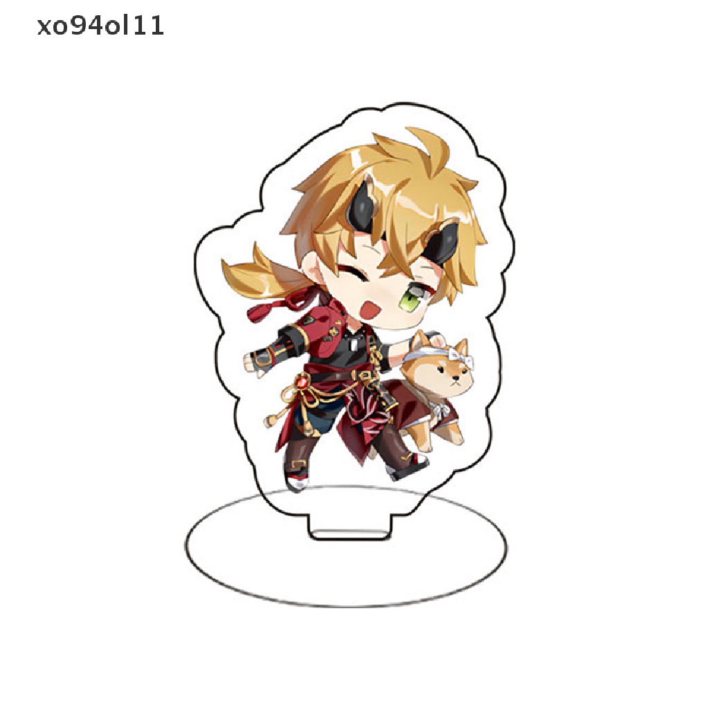 Xo Game Genshin Impact Alhaitham Yaoyao Beelzebul Yae Miko Klee Stand Plate Anime Kartun Cosplay Figure Karakter Akrilik Prop OL