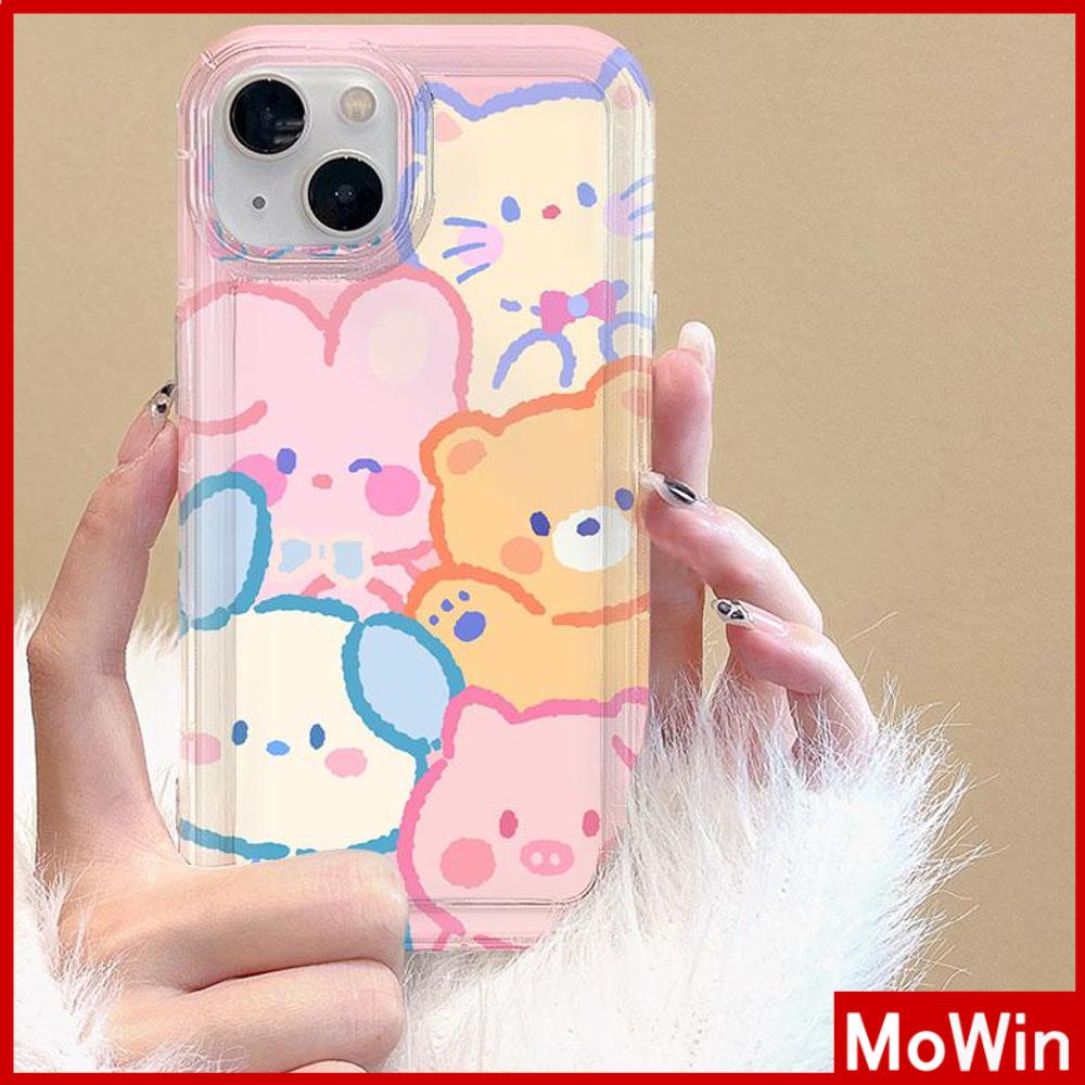 For iPhone 14 Pro Max iPhone Case Clear Case TPU Soft Case Airbag Shockproof Protection Camera Cute Cartoon Compatible with iPhone 13 Pro Max iPhone 12 Pro Max 11 7Plus 6Plus XR xs