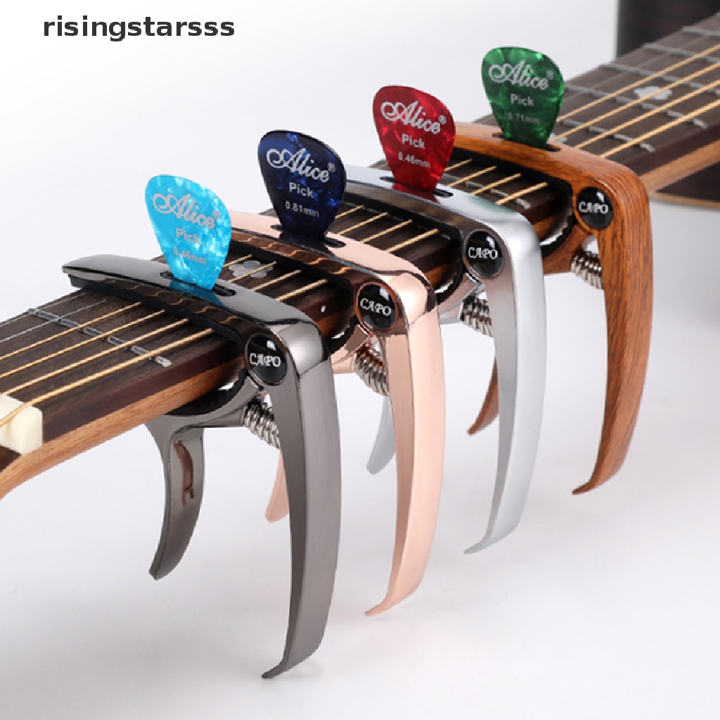 Rsid Span-new Capo Gitar Metal Untuk Akustik/Elektrik/Classic Trigger Change Tune Key Clamp Jelly