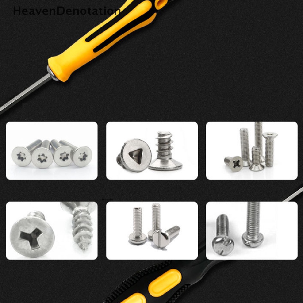 [HeavenDenotation] 6-in-1 Intensitas Tinggi ic specialmulti-Fungsi Obeng bit handle set HDV