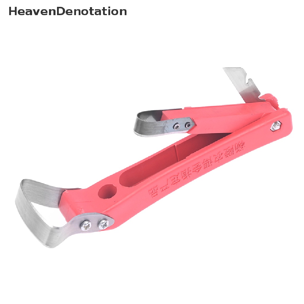 [HeavenDenotation] Tree Bark Scraper Gardening Alat Penghilang Pencukur Kulit Kayu Lipat Log Peeler Debarking HDV