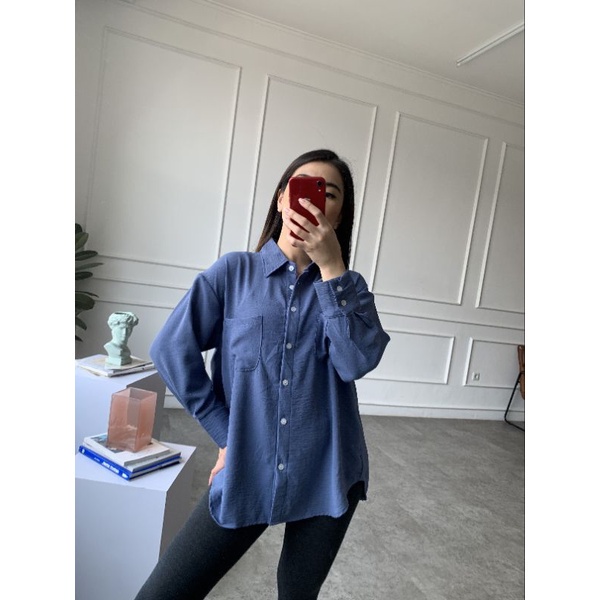 APRIL SHIRT kemeja tangan panjang busui friendly