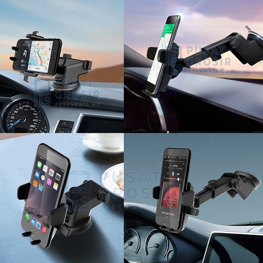 Car Phone Holder Mobil HD09 FICO HD-09 dudukan hape stand handphone Alat penyangga hp dashboard Termurah