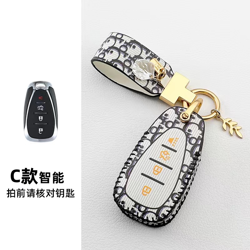 Chevrolet Kulit Tas Kunci Mobil Remote Key Shell Case Untuk Chevrolet Cruze Spark Orlando Bolt Euv