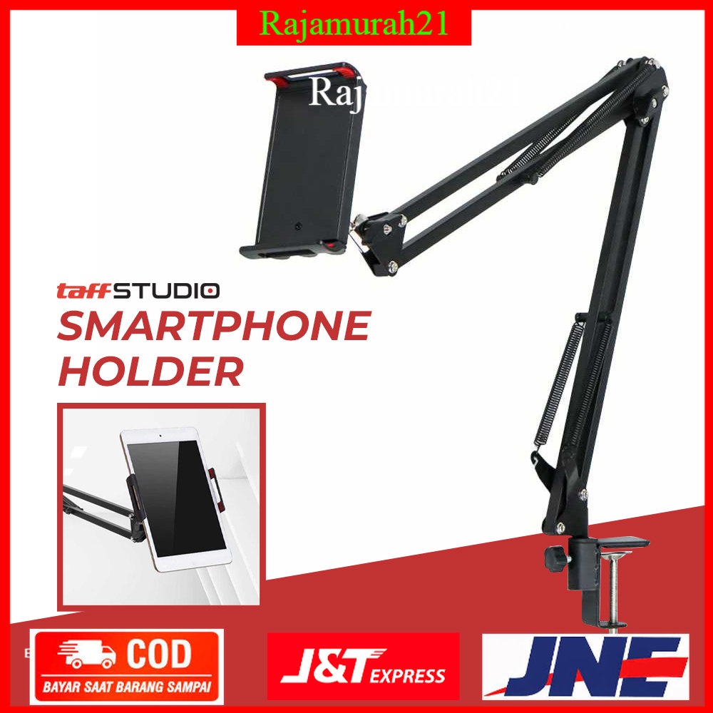 TaffSTUDIO Holder Tablet Model Boom Arm Table Lazypod Stand - D9 - Black - 7RSK59BK