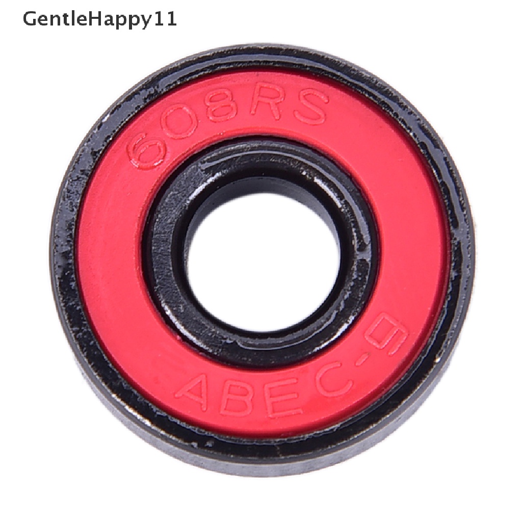 Gentlehappy 10Pcs/set 608 2RS Bearing Deep Groove Steel Sealed Ball Bearings 608RS 608-2RS id