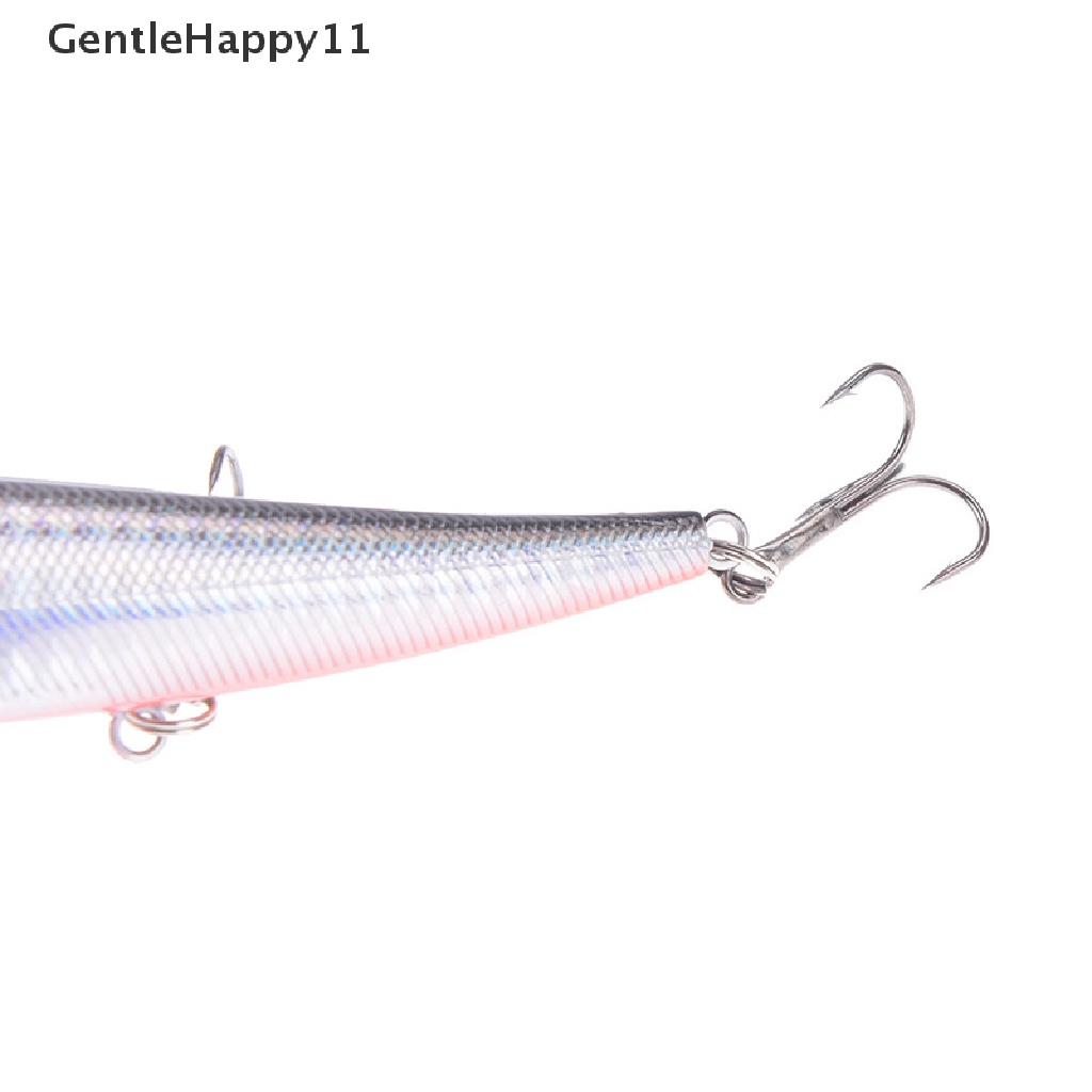 Gentlehappy 1pc 14cm/23g Ikan Kecil Umpan Pancing Plastik s Keras Umpan Pancing Kait  Id