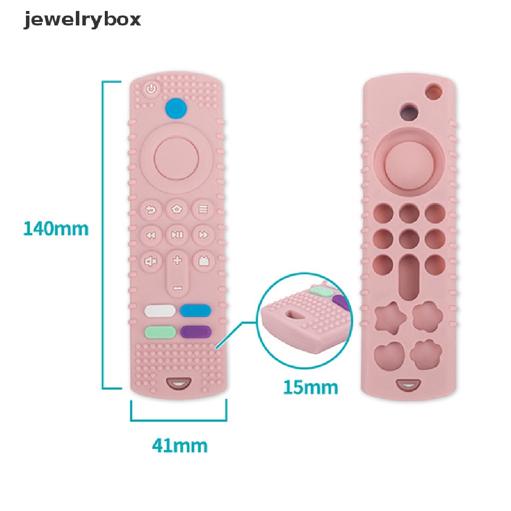 [jewelrybox] Mainan Gigi Bayi Silikon Mainan Mengunyah Bentuk Remote Control TV Untuk Anak Perempuan Butik Bayi