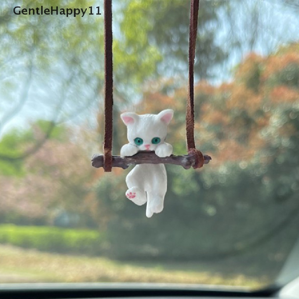 Gentlehappy 1pc Liontin Mobil Kreatif Lucu Cabang Kucing Spion Pendant Dekorasi Interior Mobil Aksesoris Interior Mobil id