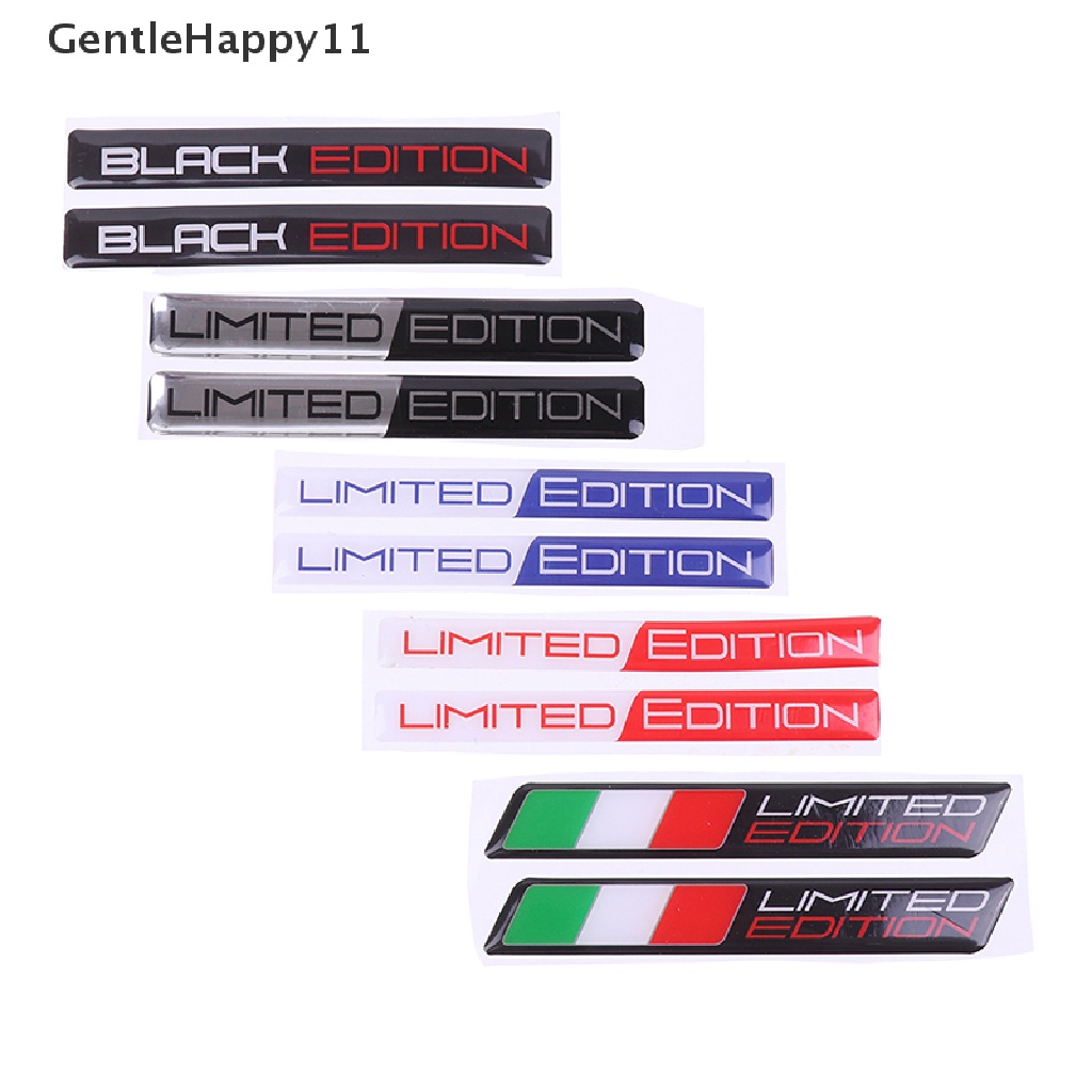 Gentlehappy 3D Stiker Mobil Limited Edition Emblem Badge Decal Case Stiker Styling Mobil id