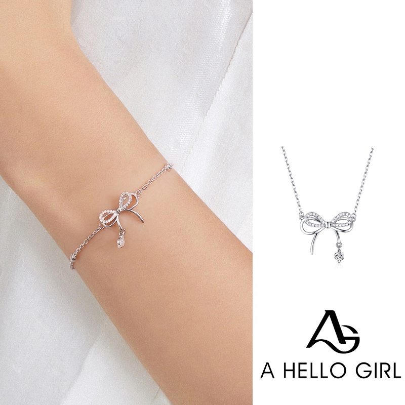 A Hello Girl Perak Disepuh Bangle Cewek Pesona Tidak Teratur Gelang Fashion