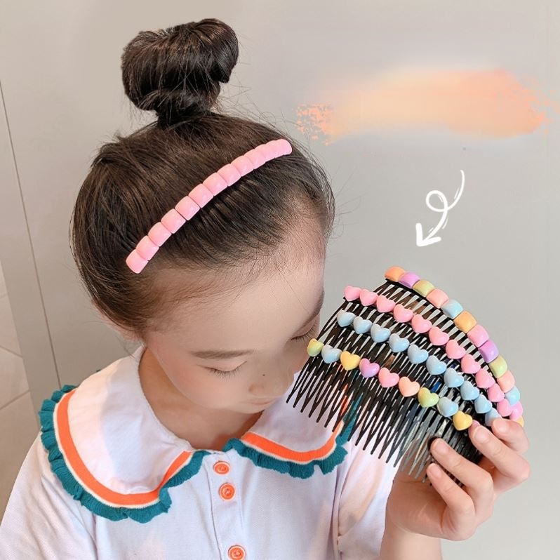 Anak Perempuan Kartun Hair Clip Sisir Rambut Jepit Rambut Poni Patah Aksesoris Rambut Rusak