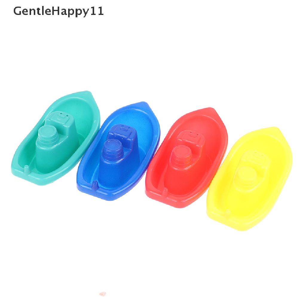 Gentlehappy 4Pieces Floag Kapal Kamar Mandi Perahu Anak Mandi Mainan Bermain Air Mainan Edukasi id