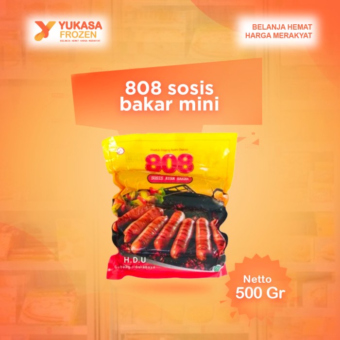 

808 Sosis Bakar Mini 500gr