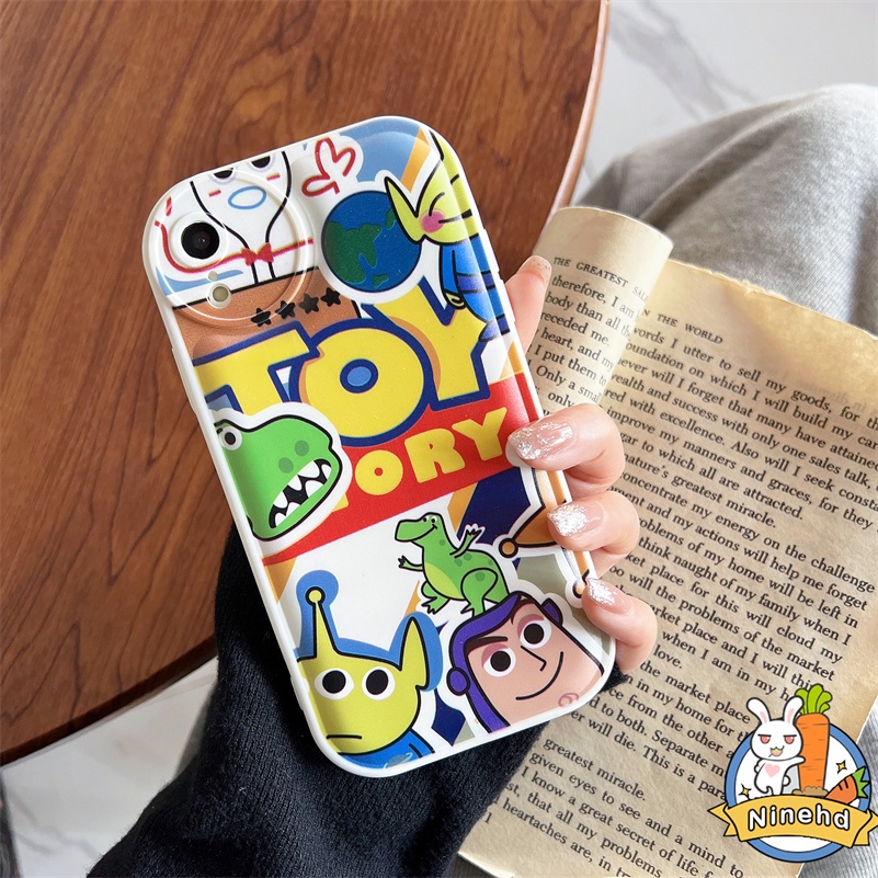 IPHONE Casing Kompatibel Untuk Iphone14 13 12 11 Pro Max X Xr Xs Max8 7 6 6s Plus SE 2020 New Kartun Toy Story Mania Pelindung Lensa Phone Case Air Cushion Bumper Tahan Debu Soft Case