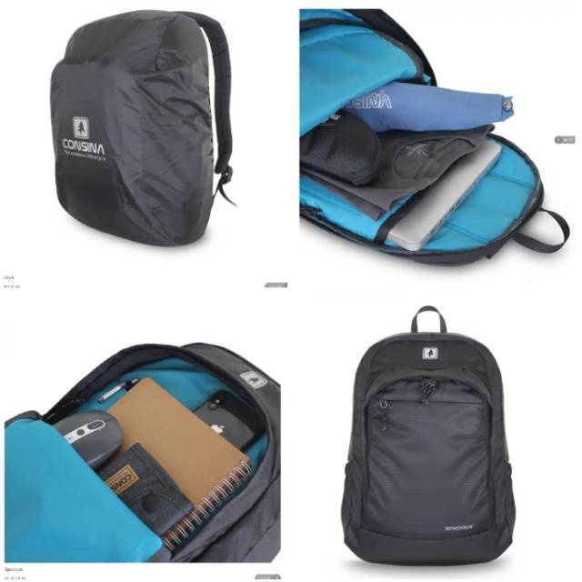 Tas Ransel tas laptop tas punggung Consina Spacious