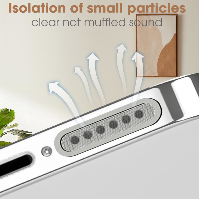 Upgrade Speaker Ponsel Terintegrasi Lubang Suara Membran Tahan Debu/Kasa Mesh Filter Pelindung Lubang Suara Untuk Ponsel