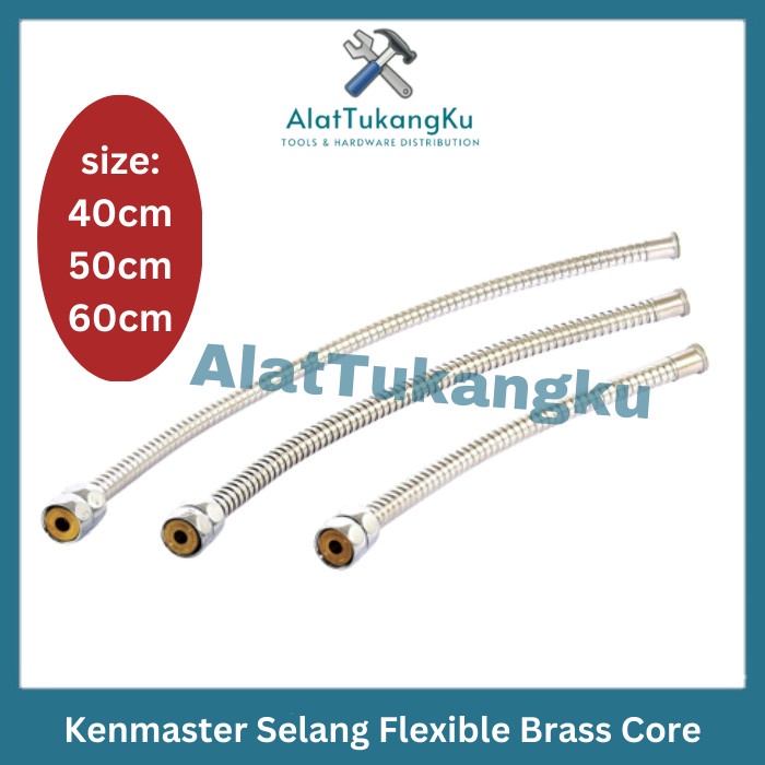 Selang Fleksibel SS Panas Dingin SUS 304 / Selang Fleksibel Closet Wastafel Shower air panas dan din