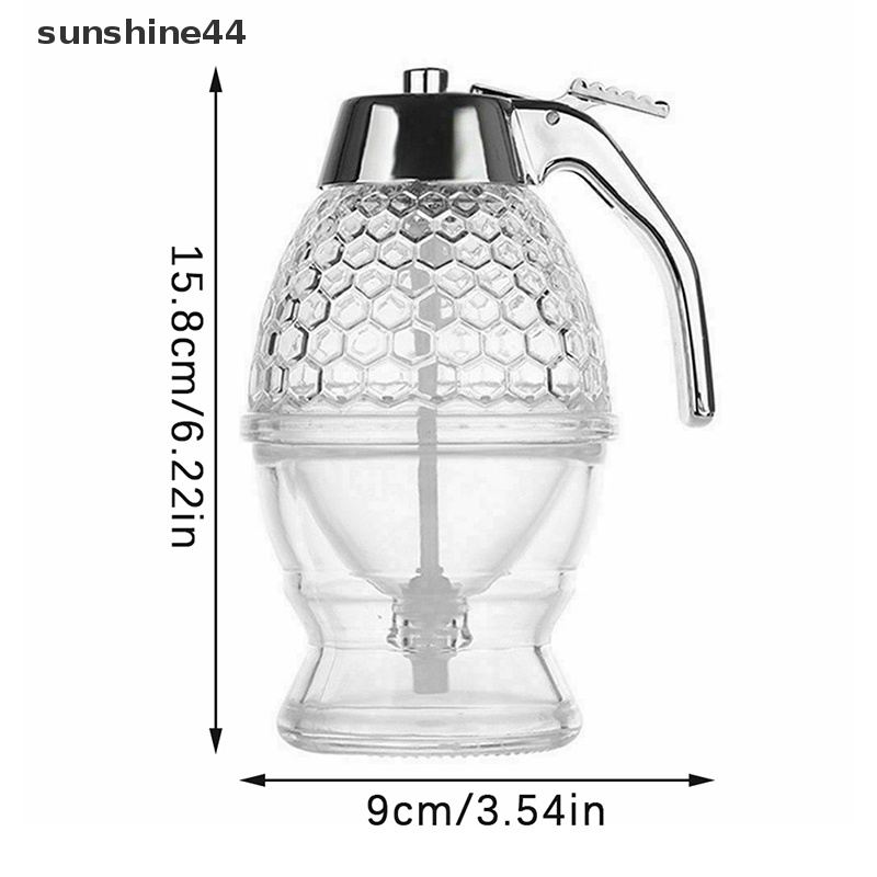 Sunshine Honey Storage Jar Ornament Bee Jar Toples Bumbu Transparan Toples Bumbu Dapur ID